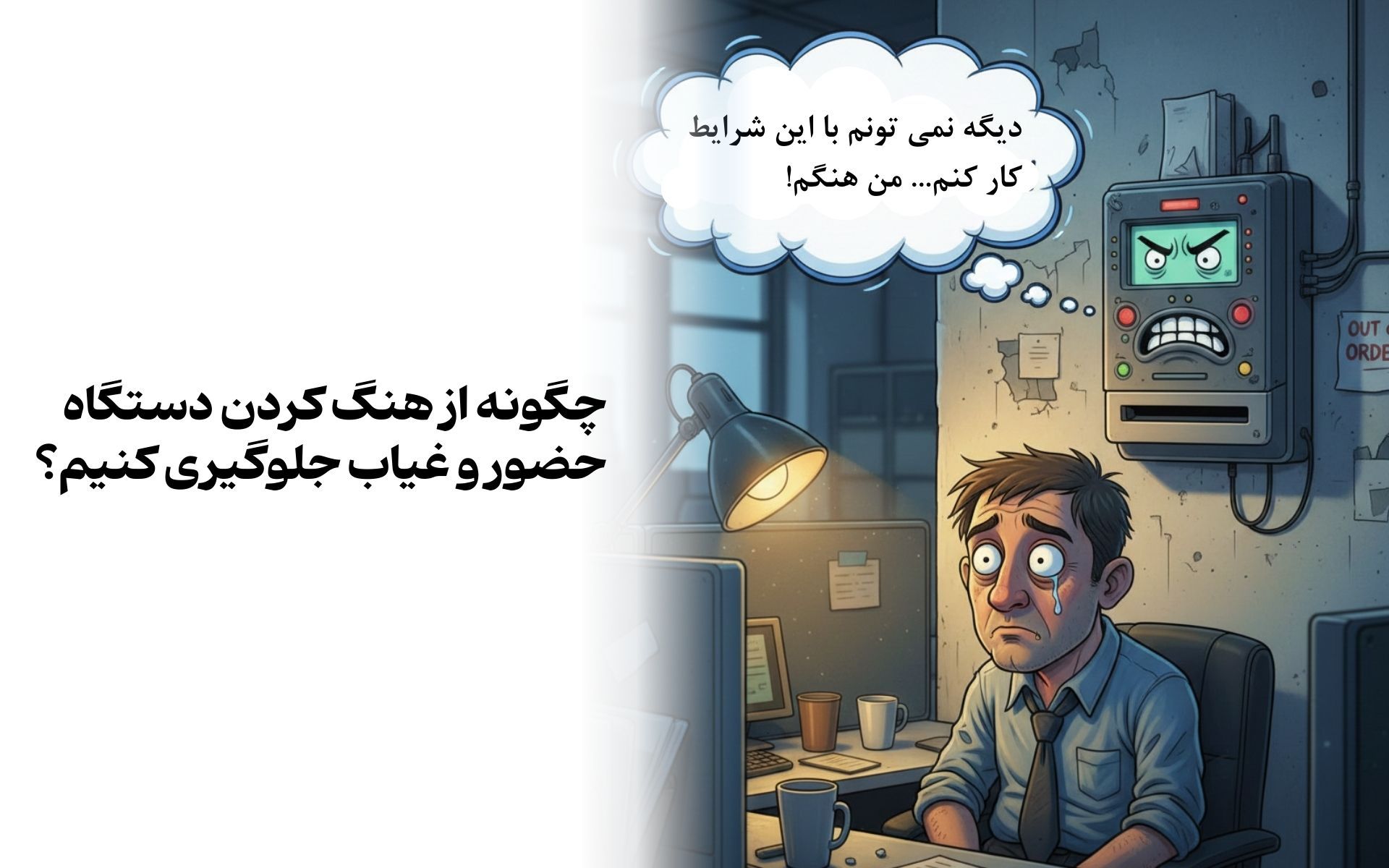 چگونه از هنگ کردن دستگاه حضور و غیاب جلوگیری کنیم؟